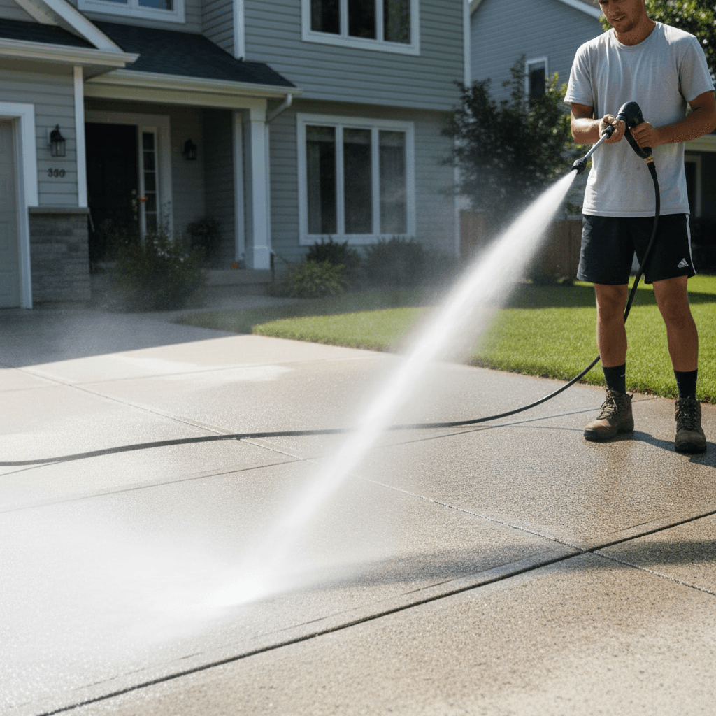 Power washing and exterior cleaning